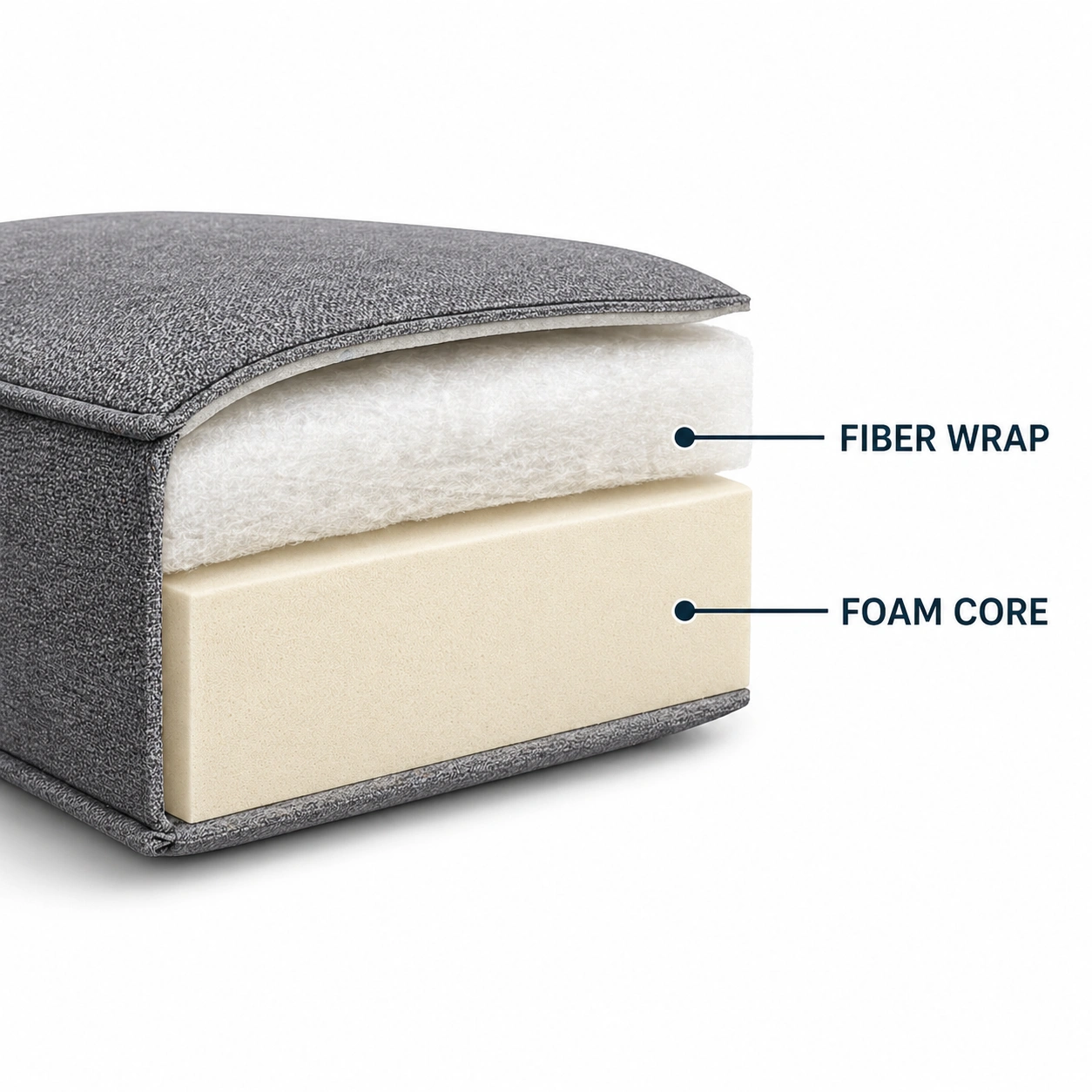 High density foam sofa cushion