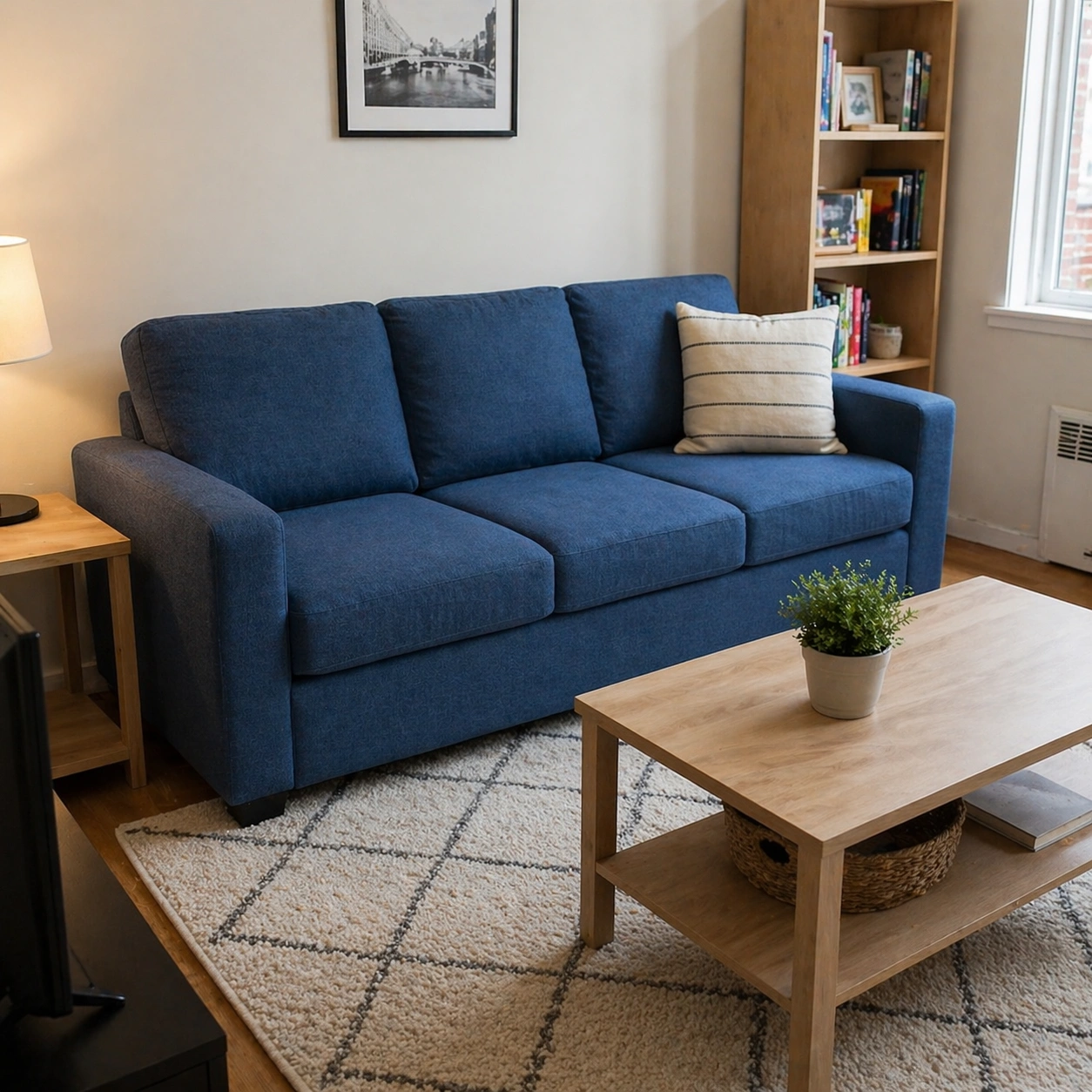 Affordable fabric sofa