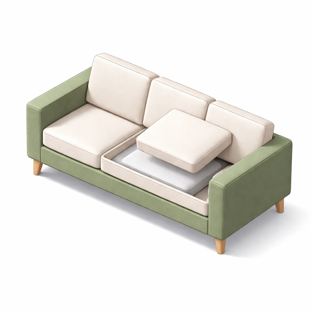 Washable sofa